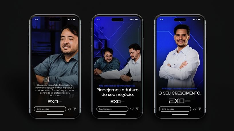 Trabalho de branding e social media produzido pela Bold Comunica
