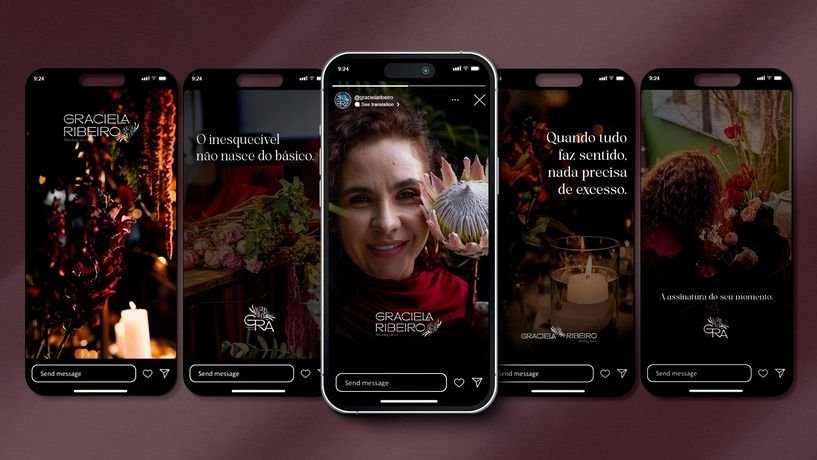 Trabalho de branding e social media produzido pela Bold Comunica
