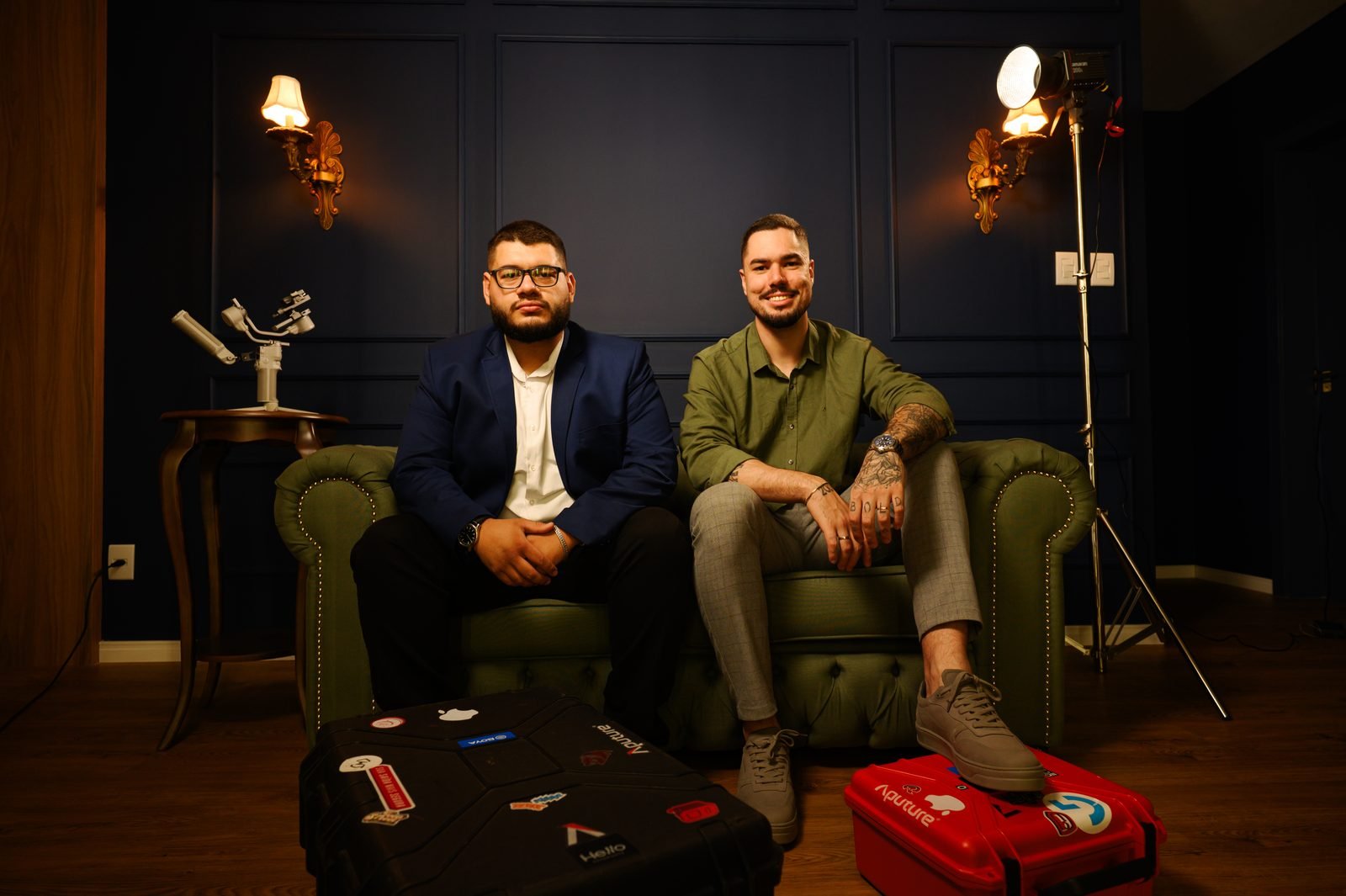 Equipe da Bold Comunica em produção de vídeo e foto